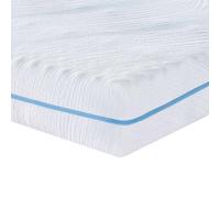 Matelas en mousse 7 zones ferme moyenne 80 x 200 cm | Mousse à mémoire de forme adaptable, fermeté équilibrée, style minimaliste, entretien facile avec chiffon sec