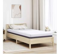Matelas en mousse à mémoire de forme - vidaXL - 100x200 cm - Blanc et Gris - Fermeté moyenne - Confort exceptionnel