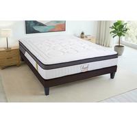 Matelas en mousse à mémoire hybride : 140 x 200 cm / Matelas + Sommier + Pack prêt à dormir