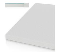 Matelas en mousse haute densité - Juskys - 180 x 200 cm - 16 cm d'épaisseur - Respirant - Antibactérien
