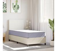 Matelas en mousse moyennement souple 70 x 200 x 24 cm | Tissu dépoli, mousse, matelassé, double face, enroulé dans une boîte