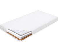 Matelas enfant New Baby STANDARD 120x60x11 cm sarrasin-mousse-coco blanc