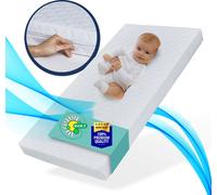 Matelas enfant SMART, Matelas bébé 70x140 cm avec housse amovible, lavable à 60°C pour lit bébé à barreaux, 140x70 cm, 6cm d'épaisseur, eco5