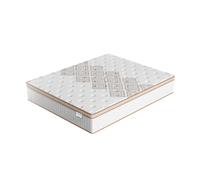 Matelas RESSORTS ENSACHÉS 140x190 cm NOVEMBER Errakis Hybrid: indépendance de Couchage 7 zones + HD35Kg EXTRÊMEMENT DURABLE- Ép