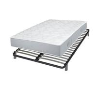 Matelas et sommier 120x190 Mousse - Melior - Soutien ferme - Fabriqué en France