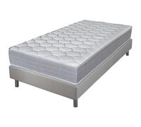 Matelas et sommier 90x190 Madere - Newkit - Soutien ferme - Sommier démonté - Lin
