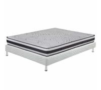 Matelas et sommier tapissier 160x200 Latex - Louxor - Soutien ferme - Made in France