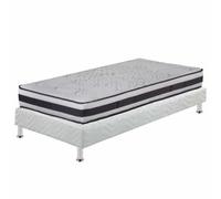 Matelas et sommier tapissier 90x200 Latex - Louxor - Soutien ferme - Made in France