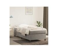 vidaXL Surmatelas 100x200 cm - Blanc