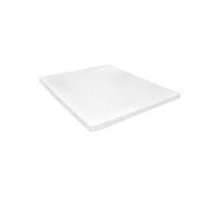 Sur-matelas 160 x 200 cm Mousse froide Profil d'oeuf 6 cm