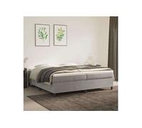 Matelas et sur-matelas 200x200 cm vidaxl soutien moelleux épaisseur 5 cm + housse de matelas + protège-matelas Blanc G