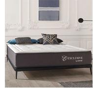 Matelas Exclusive 160x200 cm - Très épais epaisseur 30 cm - Mousse HR - Blue Latex - Mémoire de forme,Réversible - 7 zones - Haute f