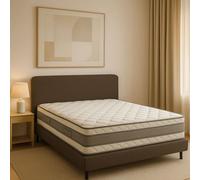 matelas face de contact Mémoire de Forme 60 Kg/m3 120x200 x 21 cm Très Ferme - 7 Zones de Confort - Noyau Aertech+ 35 Kg/m3 HR Dernière Génération - Très Respirant
