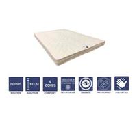 Matelas Ferme Mémoire de Forme Pour Canapé Lit + Alèse 160x200 x 10 cm - 5 zones de Confort - Noyau Poli Lattex HR Dernière Générat