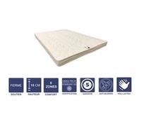 Matelas ferme pour canapé lit 180x200 x 15 cm - 5 zones de confort - ame poli lattex haute résilience - hypoallergénique G