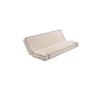 Matelas Ferme Pour tous Clic Clac 130x190 x 13 cm avec 3 cm Memoire de Forme 60 Kgs/m3 - Decoupe Assise 65 cm Hypoallergenique