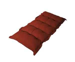 Matelas futon 120x60cm en polyester terracotta