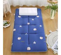 Matelas Futon 4cm 3 Couches Tatami, Pliable Antidérapant Doux Confortable