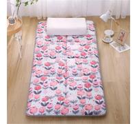 Matelas Futon 4cm 3 Couches Tatami, Pliable Antidérapant Doux Confortable
