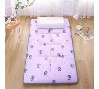 Matelas Futon 4cm 3 Couches Tatami, Pliable Antidérapant Doux Confortable