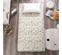 Matelas Futon 4cm 3 Couches Tatami, Pliable Antidérapant Doux Confortable