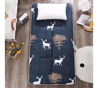 Matelas Futon 4cm 3 Couches Tatami, Pliable Antidérapant Doux Confortable