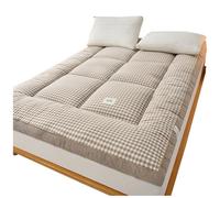 Matelas futon, 9 cm d'épaisseur, mousse à mémoire de forme déchiquetée, tapis de camping portable et pliable, lit de sol enroulable, tapis de couchage confortable 120 x 200 cm