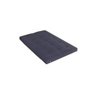 Matelas futon anthracite en coton 160x200