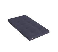 Matelas futon anthracite en coton 90x190 - Anthracite - Garantie 5 ans - Terre de Nuit