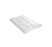 Matelas futon coeur en mousse à mémoire de forme, écru 140x190