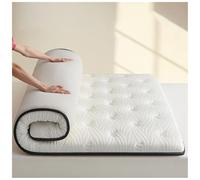 Matelas Futon De Sol Japonais, Matelas De Couchage Tatami Épais De 8 Cm, Matelas Futon Doux, Matelas Enroulable Portable, Coussin Pliant For La Maison, Le Camping, Le Canapé(White,100x190cm)