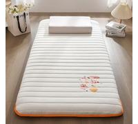 Matelas Futon Japonais, 2 Place Matelas Pliable Épais Et Portable, Lit D'appoint pour Dortoir, Camping Et Voiture,Tatami Pliable, Tapis De Couchage pour Sol, Invités, Salon E,90X190cm