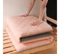 Matelas futon japonais amélioré de 10 cm d'épaisseur, matelas de sol pliable portable avec mousse haute densité pour chambre à coucher, soirées pyjama et camping, taille 180 x 200 cm