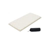 Matelas Futon Japonais Portable Pliable Tatami 99,1x203,2x6,35cm 9 Couches Blanc