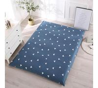 Matelas futon japonais traditionnel - 100 % coton - Double fermeture éclair - Lavable en machine - Housse de protection pour matelas tatami