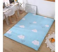 Matelas futon japonais traditionnel - 100 % coton - Double fermeture éclair - Lavable en machine - Housse de protection pour matelas tatami