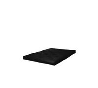 Matelas futon noir 16 cm coeur en fibre de coco 90x200