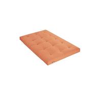 Matelas futon orange goyave coeur en latex 160x200