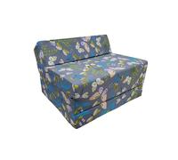 Matelas futon pliable NATALIA SPZOO - Bleu - 200x70x10 cm - Mousse polyuréthane - Housse amovible