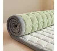 Matelas futon portable, matelas de sol épais enroulable pour invités et étudiants, lit double, pliable, confortable et pratique