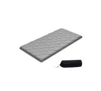 VEVOR Matelas Futon Taille Jumeau, Matelas de Sol Japonais Pliable, Tatami Doux pour Dormir Yoga Méditation et Relaxation, 203,2x99,1x8,9 cm, 9 Couches, avec Sac de Rangement et Attaches, Gris