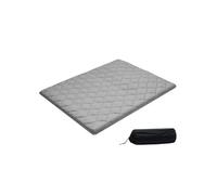 Matelas Futon Taille Queen Pliable 203,2x152,4x6,35cm Tatami Japonais Pour Yoga Gris
