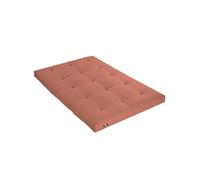 Matelas futon terracotta en coton 140x200