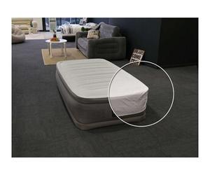 Matelas gonflable 99x191 cm accueil moelleux soutien tres ferme Non spécifié zones + drap-housse + housse de matelas