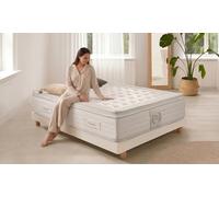 Moonia Matelas King Premier Spring Ressorts ensachés Très respirant Système de confort multizone 140x190