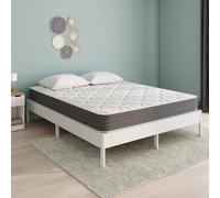 IDMarket – Matelas LYANA hybride à ressort et à mémoire de forme 140 x 190 cm épaisseur 20 cm