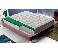 Matelas hybride en mousse à mémoire de forme et ressorts ensachés : 135 x 200