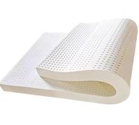 Matelas hypoallergénique en latex naturel 135 x 190 cm - Refroidissement, soutien, respectueux de l'environnement, 3,5 cm d'épaisseur, design respirant pour soulager les allergies et un confort ultime