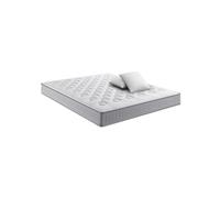 Matelas INITIAL 140x190 -SIMMONS - ressorts ensachés, ferme, H23 + 2 OREILLERS 60x60