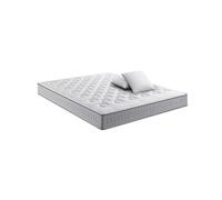 Matelas INITIAL 180x200 ressorts ensachés H23 ferme avec 2 oreillers 60x60